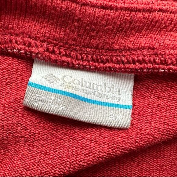 Salmon Buttom-up Cardigan Sweater, Size 3X, Columbia - Picture 8 of 8